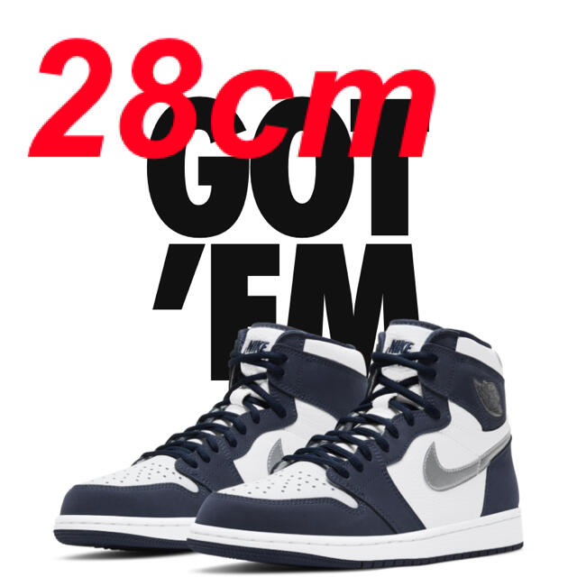 NIKE(ナイキ)の28cm air jordan1 midnight navy メンズの靴/シューズ(スニーカー)の商品写真