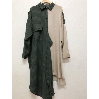 PAMEO POSE - pameo pose HALF SHIRTS COAT ドッキングシャツの通販 by