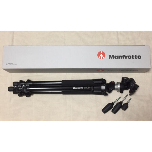 Manfrotto(マンフロット)のManfrotto 055XPROB,804RC2 プロ三脚+3ウェイ雲台セット スマホ/家電/カメラのカメラ(その他)の商品写真