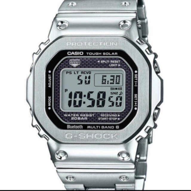 G-SHOCK(ジーショック)のG-SHOCK GMW-B5000D-1JF フルメタル シルバー メンズの時計(腕時計(デジタル))の商品写真