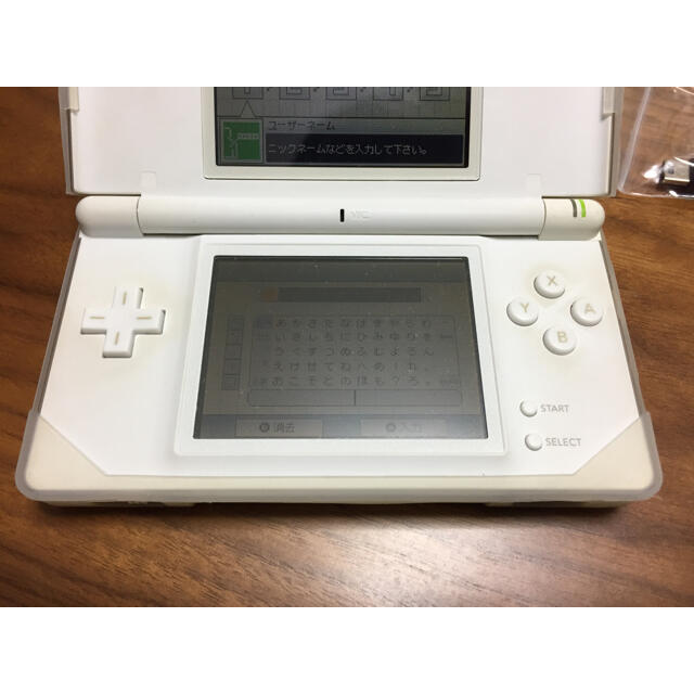 ニンテンドーDS(ニンテンドーDS)のニンテンドーDS  Lite ソフト 充電アダプタ 純正カバー付き エンタメ/ホビーのゲームソフト/ゲーム機本体(携帯用ゲーム機本体)の商品写真