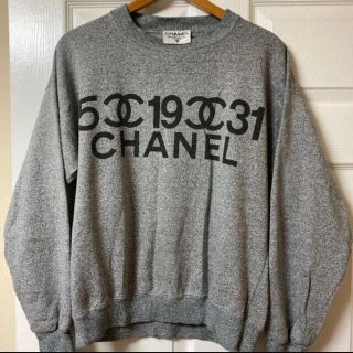 CHANEL シャネル グレー ヴィンテージ トレーナー