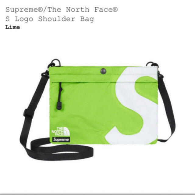 Supreme THE NORTH FACE Shoulder ライム 1