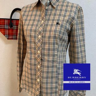 バーバリーブルーレーベル(BURBERRY BLUE LABEL)のBurberry☆長袖チェックシャツⓂ︎(シャツ/ブラウス(長袖/七分))