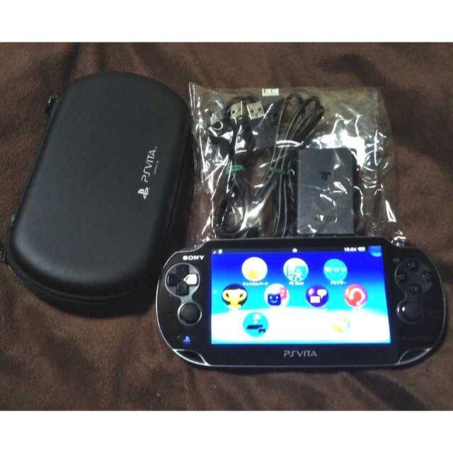 PlayStation Vita Wi-Fi対応 PCH-1000 ブラックゲームソフト/ゲーム機本体