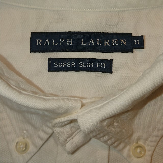 POLO RALPH LAUREN(ポロラルフローレン)のラルフローレン RALPH LAURENワンポイント ボタン シャツ ホワイト レディースのトップス(シャツ/ブラウス(長袖/七分))の商品写真