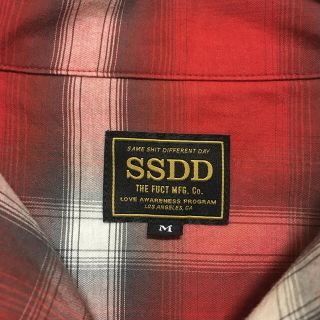 FUCT SSDD オンブレチェックシャツ シャドーチェック 長袖