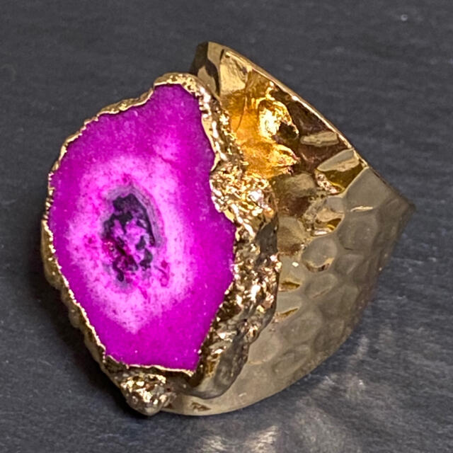 MALAIKA(マライカ)の天然石　リング　指輪　ピンク　I レディースのアクセサリー(リング(指輪))の商品写真