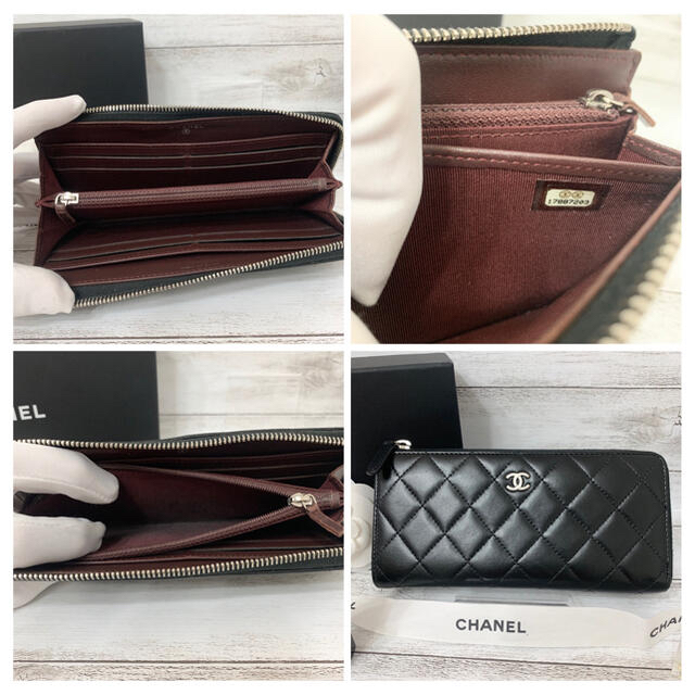 CHANEL(シャネル)のいが様専用　　CHANEL✨シャネル✨L字✨ラウンドファスナー✨長財布 レディースのファッション小物(財布)の商品写真