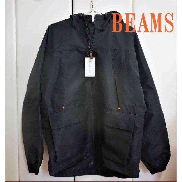 撥水防風特価★BEAMS DESIGN マウンテンジャケット M　ブラック