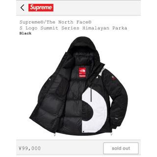 supreme the north face summit L ヒマラヤンパーカ