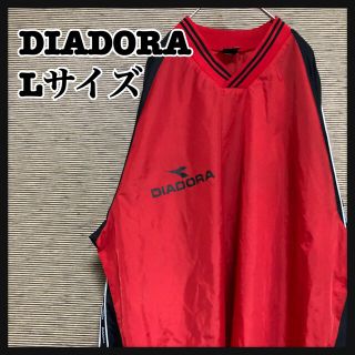 ディアドラ(DIADORA)の【ディアドラ】ピステ　スポーツウェア　シャカシャカ　長袖　サッカーレッド赤L 9(ウェア)