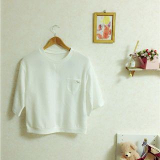 レトロガール(RETRO GIRL)の白Tシャツ(Tシャツ(半袖/袖なし))