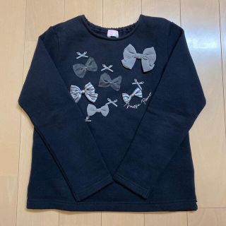 メゾピアノ(mezzo piano)のメゾピアノ 140【美品】♡リボン♡(Tシャツ/カットソー)