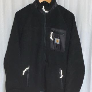 カーハート(carhartt)の新品 カーハート ボアフリースジャケット ブラック Lサイズ c-546g(ブルゾン)