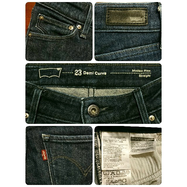 levi's demi curve modern rise straight