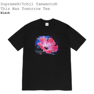 シュプリーム(Supreme)のシュプリーム ヨウジヤマモト ディスワズトゥモロー Tシャツ ブラック M(Tシャツ/カットソー(半袖/袖なし))