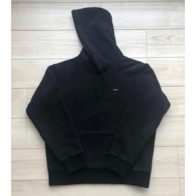 Supreme(シュプリーム)のSupreme small box logo polartec hooded 黒 メンズのトップス(パーカー)の商品写真