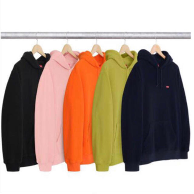 Supreme(シュプリーム)のSupreme small box logo polartec hooded 黒 メンズのトップス(パーカー)の商品写真