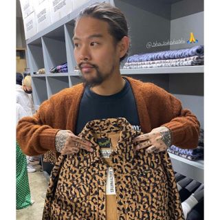 ワコマリア(WACKO MARIA)の希少 XL 20FW wackomaria モヘアカーディガン ブラウン(カーディガン)