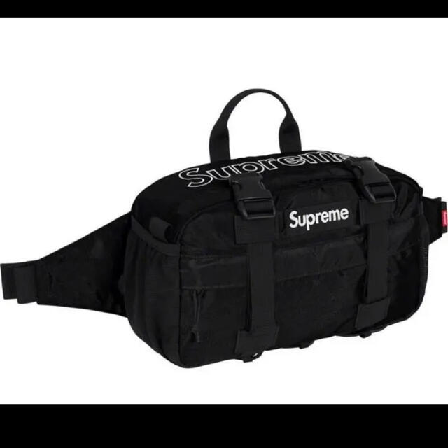 19fw supreme waist bag black ウエストポーチ 黒 19fw supreme waist bag black ウエストポーチ 黒