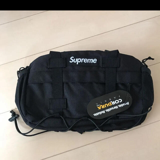 19fw supreme waist bag black ウエストポーチ 黒 19fw supreme waist bag black ウエストポーチ 黒