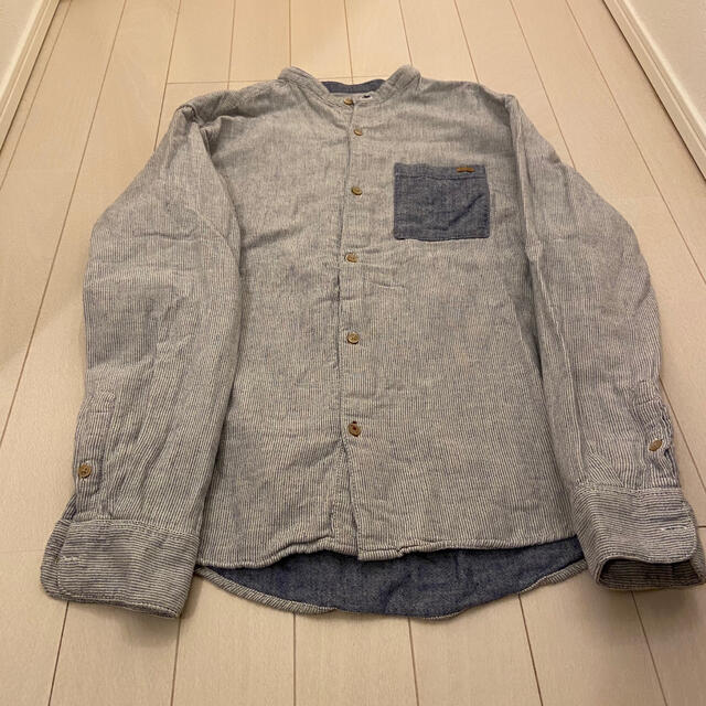 ZARA KIDS(ザラキッズ)のザラ　ZARA 150 シャツ　ストライプシャツ キッズ/ベビー/マタニティのキッズ服男の子用(90cm~)(ジャケット/上着)の商品写真