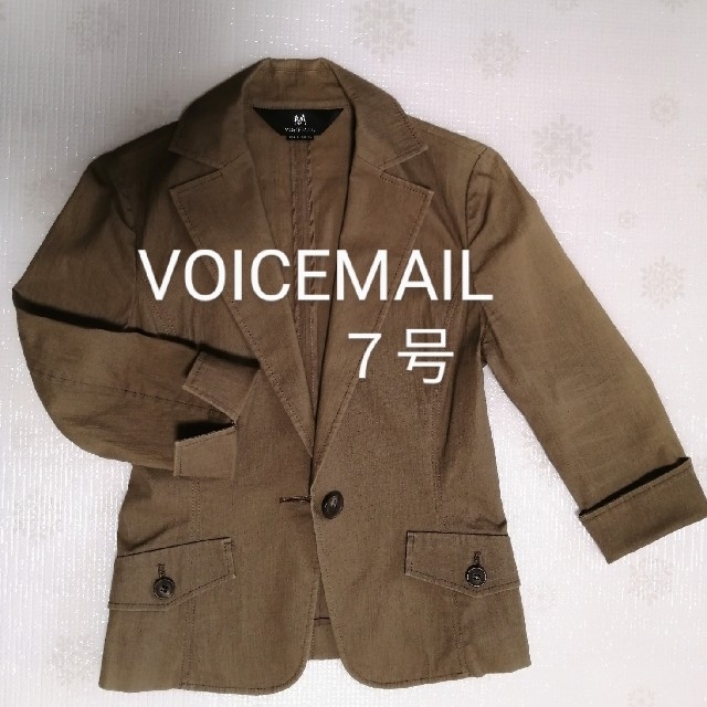 VOICEMAIL　サイズ36　テーラードジャケット　カーキ