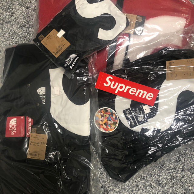 supreme Sロゴ　バックパック　黒