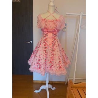 アンジェリックプリティー(Angelic Pretty)のangelic pretty レディローズミニ袖(ひざ丈ワンピース)