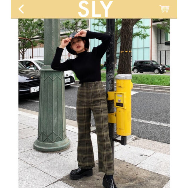 SLY - 大人気❗️今期物❗️SLY・スライ☆チェックパンツ☆完売品 ...