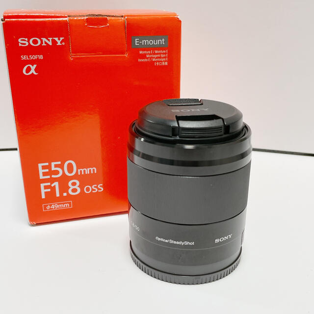 SONY]E 50mm F1.8 OSS SEL50F18 単焦点レンズ - レンズ(単焦点)