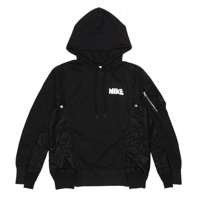 LカラーLサイズ BLACK nike sacai hoodie サカイ