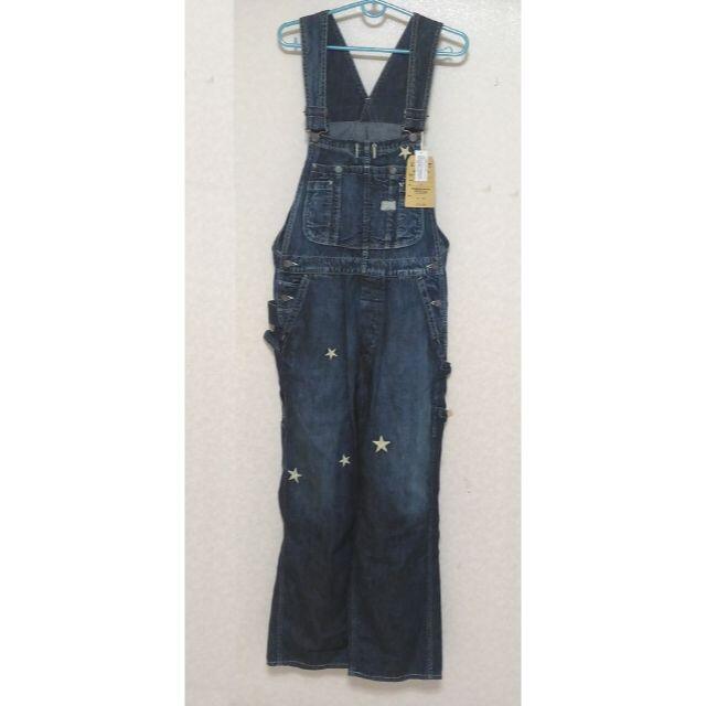 DENIM DUNGAREE(デニムダンガリー)のデニム&ダンガリー　8ozデニム　ホシ刺繍　オーバーオール　１６０　ママ レディースのパンツ(サロペット/オーバーオール)の商品写真