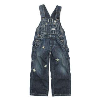 デニムダンガリー(DENIM DUNGAREE)のデニム&ダンガリー　8ozデニム　ホシ刺繍　オーバーオール　１６０　ママ(サロペット/オーバーオール)