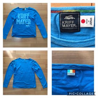 クリフメイヤー(KRIFF MAYER)のKRIFF MAYER スカイブルー　ロンT 160(Tシャツ/カットソー)