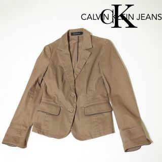 カルバンクライン(Calvin Klein)のカルバンクラインジーンズ テーラードジャケット 茶色系 CALVIN KLEIN(テーラードジャケット)