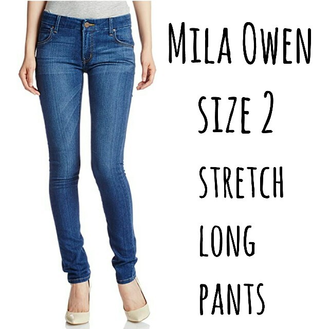 Mila Owen(ミラオーウェン)のMila Owen stretch long pants 2 レディースのパンツ(デニム/ジーンズ)の商品写真