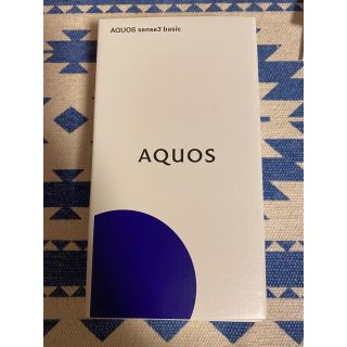 アクオス(AQUOS)のau☆新品　AQUOS sense3 basic SHV48(スマートフォン本体)