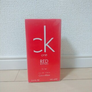 カルバンクライン(Calvin Klein)の【新品】ck one RED for her【未開封】(香水(女性用))