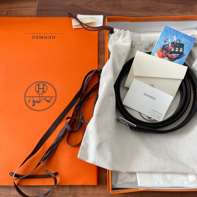 HERMES エルメス あぶみ革 ナチュラルxホワイト135