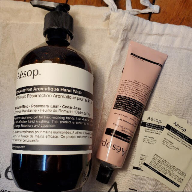 Aesop(イソップ)の新品未使用♪Aesop イソップ ハンドウォッシュ&ハンドクリーム コスメ/美容のボディケア(ハンドクリーム)の商品写真