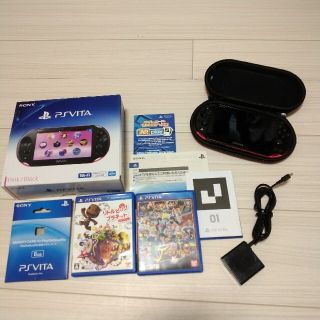 プレイステーションヴィータ(PlayStation Vita)のpsvita PCH-2000 ピンク/ブラック(携帯用ゲーム機本体)