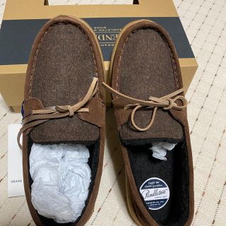 ペンドルトン(PENDLETON)の新品未使用タグ付きペンデルトンpendletonスリポン28センチウールレザー茶(スリッポン/モカシン)