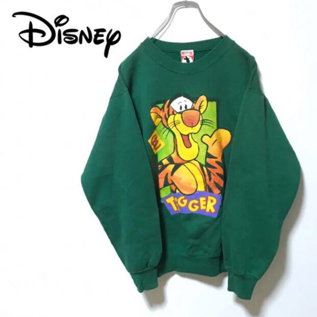 Disney(ディズニー)の90s USA製 Disney "Tigger" スウェット メンズのトップス(スウェット)の商品写真