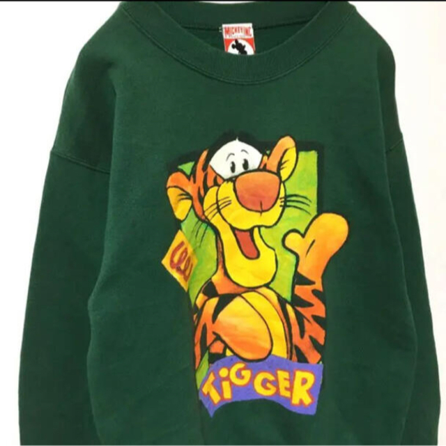 Disney(ディズニー)の90s USA製 Disney "Tigger" スウェット メンズのトップス(スウェット)の商品写真