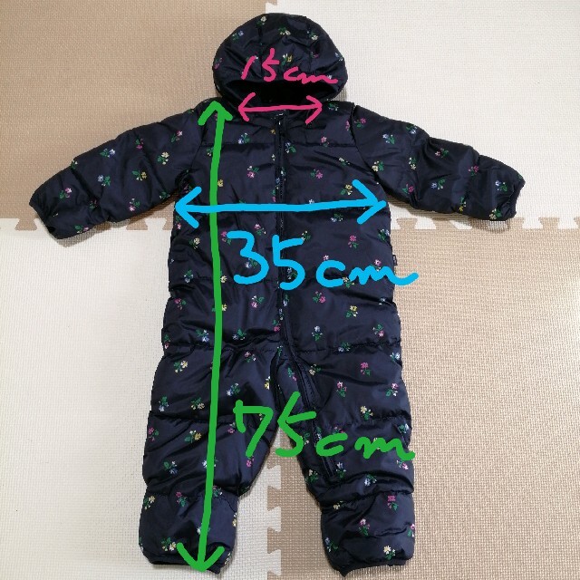 babyGAP(ベビーギャップ)のbaby Gap ジャンプスーツ 90cm キッズ/ベビー/マタニティのキッズ服女の子用(90cm~)(ジャケット/上着)の商品写真