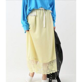 トーガ(TOGA)のPONTI TRANSPARENT PLEATS LAYERED スカート(ロングスカート)