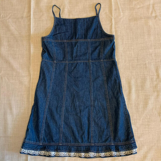 FELISSIMO(フェリシモ)のフェリシモ　デニムサロペット　 キッズ/ベビー/マタニティのキッズ服女の子用(90cm~)(ワンピース)の商品写真