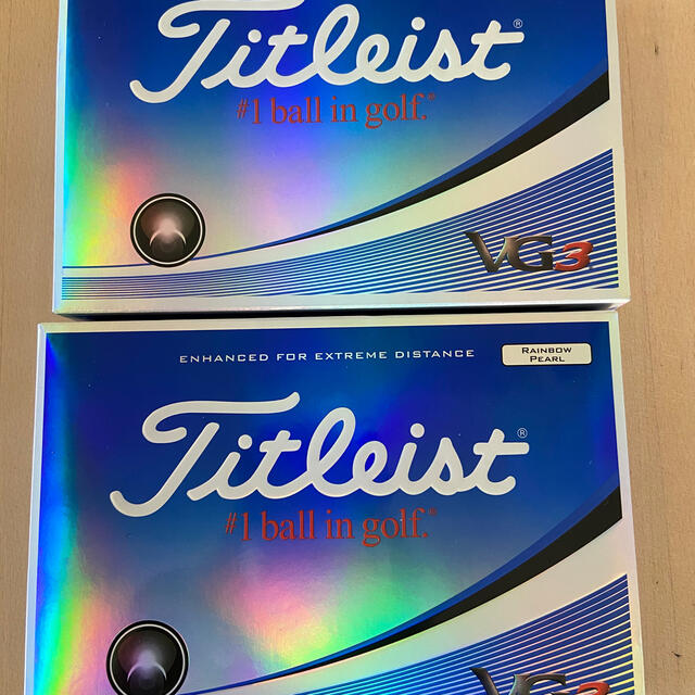 Titleist(タイトリスト)のタイトリスト VG3 ボール（レインボーパール）［2ダース］ スポーツ/アウトドアのゴルフ(その他)の商品写真